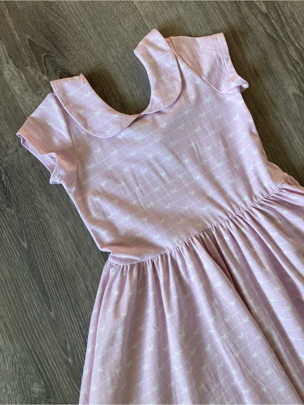 Alice + Ames Lilac Bow Peter Pan Ballet Dress